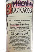 Macallan 1974 22yo 43% - Blackadder