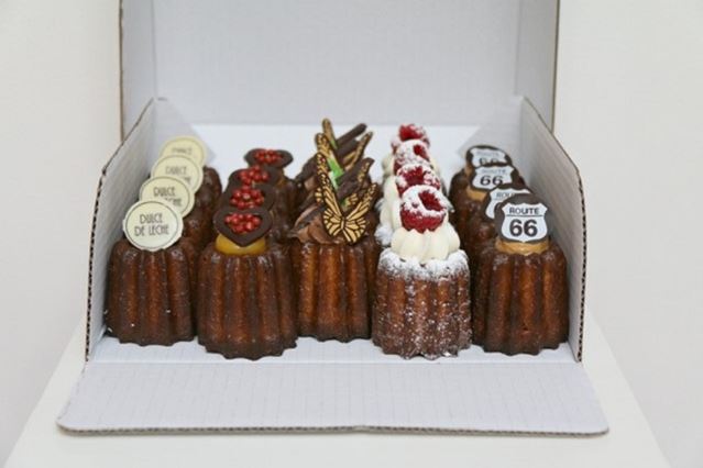 A selection of the delicious canelés available at the show